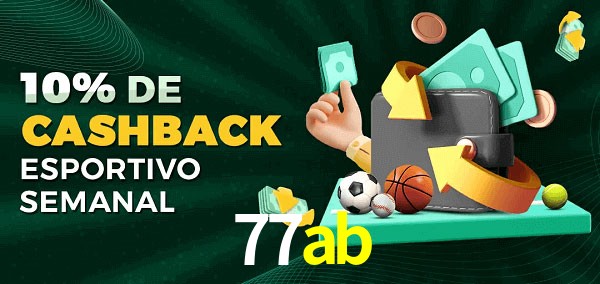 10% de bônus de cashback na 77ab